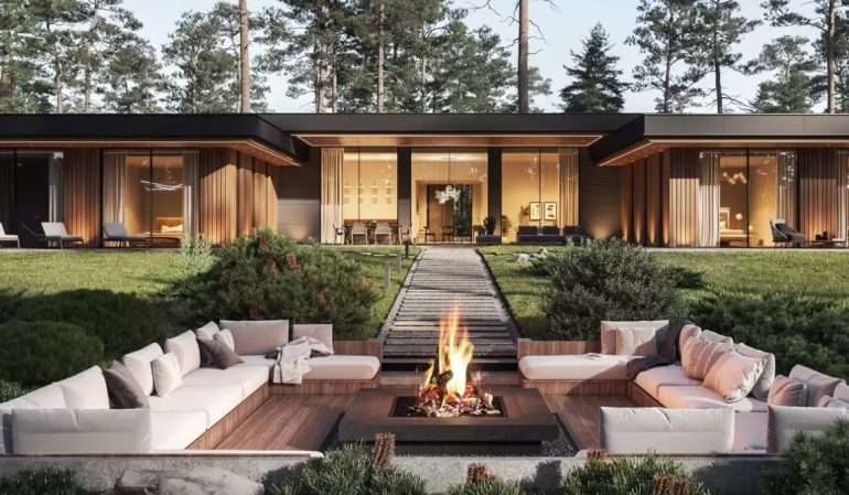 Проектирование загородных домов с большими окнами: свет, простор, вдохновение