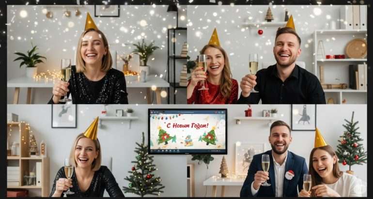 Как подготовить новогодний корпоратив онлайн